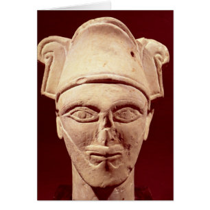 Head of a Semite chief with Egyptian influence
