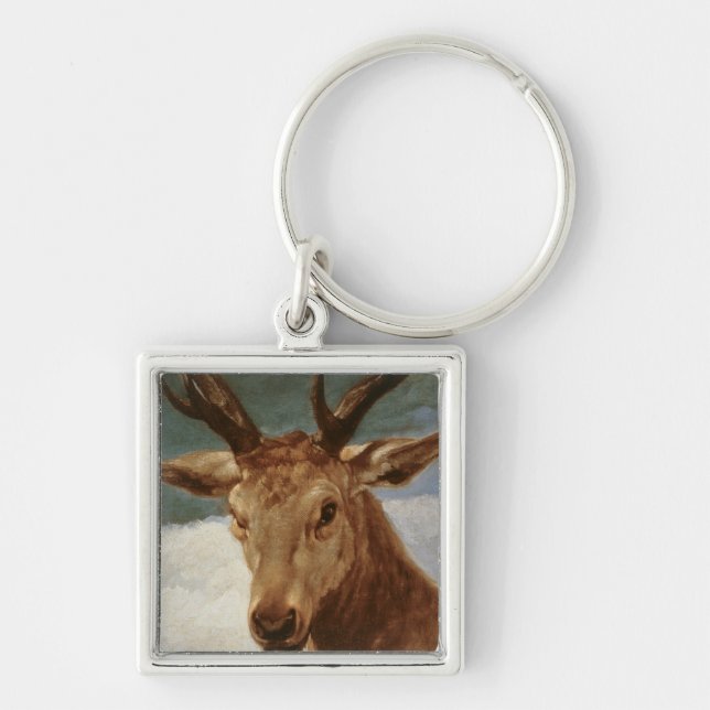 Head of a Stag, 1634 Key Ring (Front)