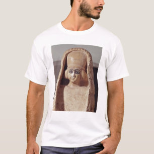 Head of a statue of Ishtar, wearing a T-Shirt