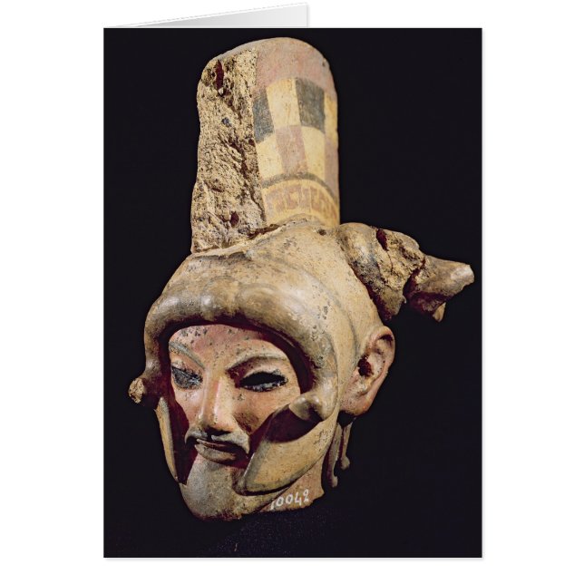Head of a warrior wearing a helmet (Front)