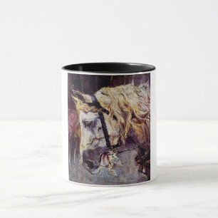 Head of a White Horse (by Giovanni Boldini) Mug