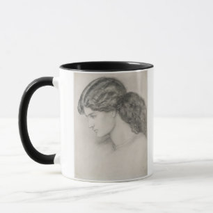 Head of a Woman, 1861 (pencil on paper) Mug