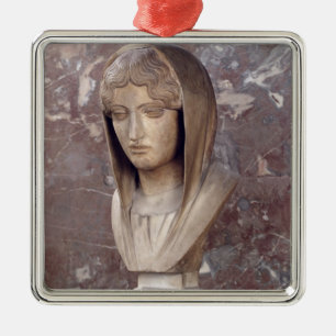 Head of a woman known as Aspasia of Miletos Metal Tree Decoration