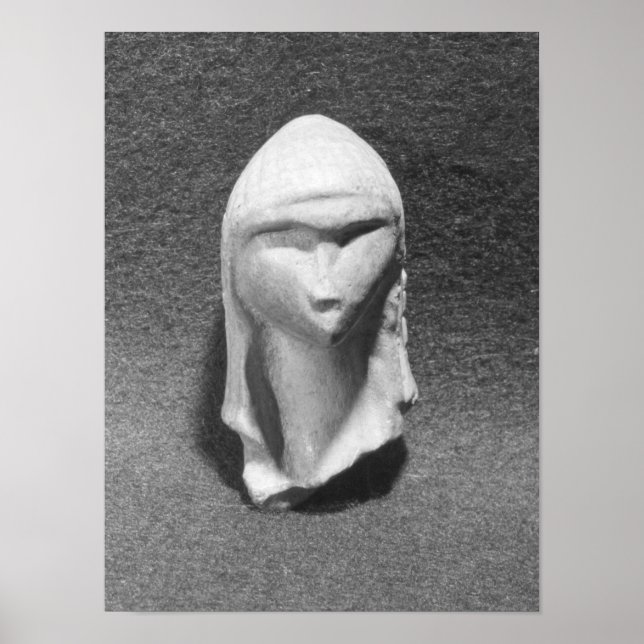 Head of a Woman known as Venus of Brassempouy Poster (Front)