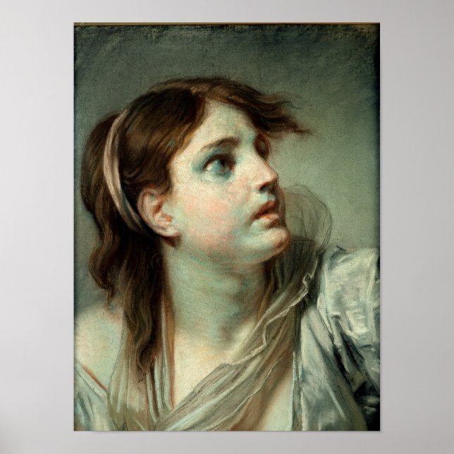 Head of a Young Girl Poster (Front)