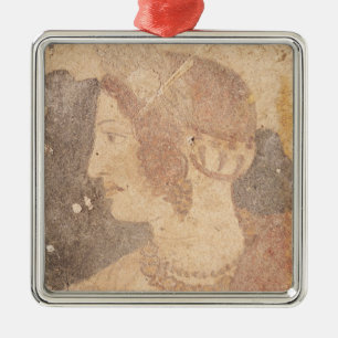 Head of a Young Woman, Velia Metal Tree Decoration