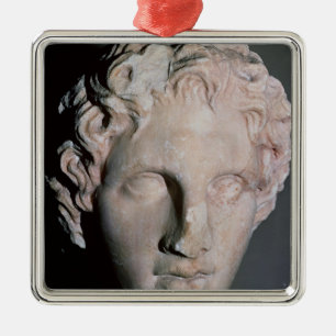 Head of Alexander the Great Metal Tree Decoration
