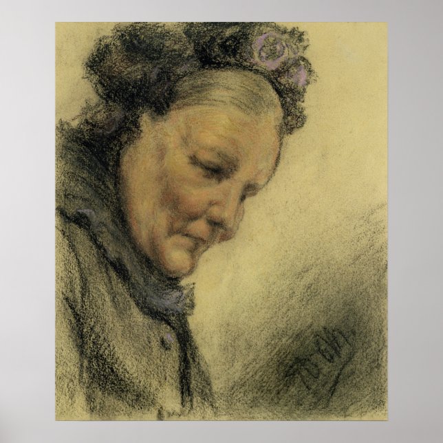 Head of an Old Lady Poster (Front)