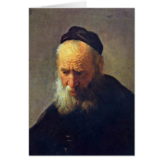 Head Of An Old Man By Circle Of Rembrandt