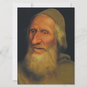 Head of an Old Man (by Quentin Metsys) Card