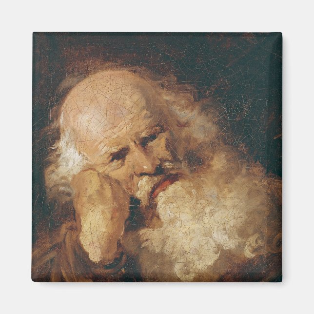 Head of an Old Man Magnet (Front)