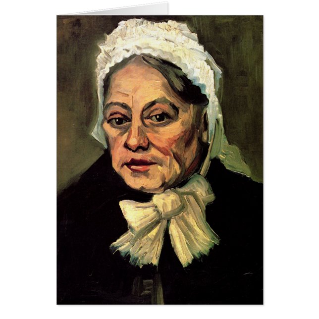 Head of an Old Woman White Cap by Vincent van Gogh (Front)