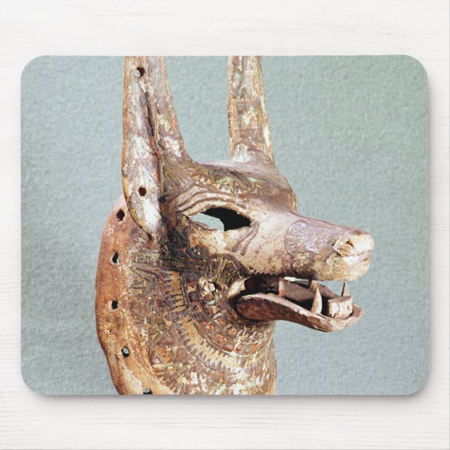 Head of Anubis, with a hinged jaw Mouse Mat (Front)