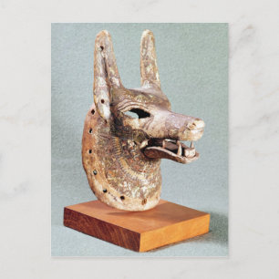 Head of Anubis, with a hinged jaw Postcard