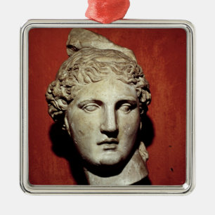 Head of Apollo from Ephesus Metal Tree Decoration