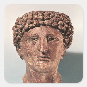 Head of Apollo, from Lillebonne Square Sticker