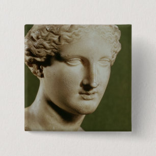Head of Artemis 15 Cm Square Badge