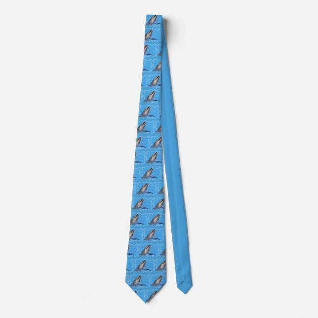 Head of  bottlenose dolphin tie (Front)