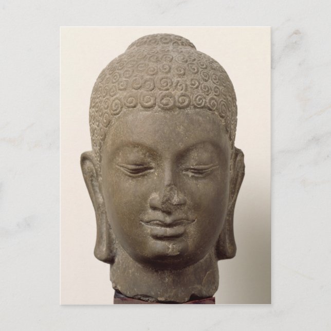 Head of Buddha, from Vat Romlok Postcard (Front)