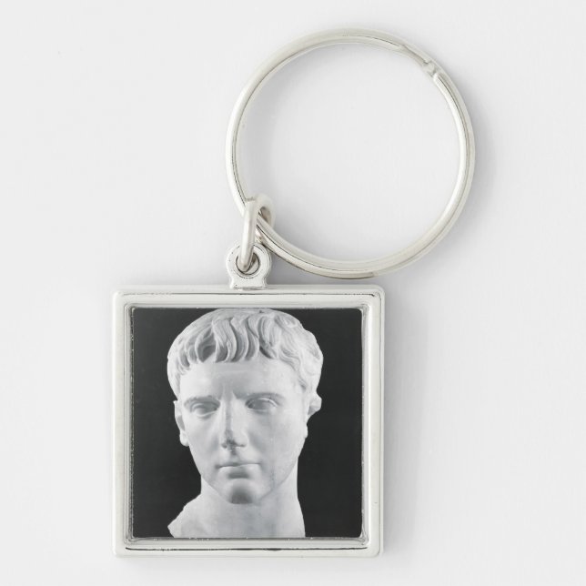 Head of Caesar Augustus Key Ring (Front)