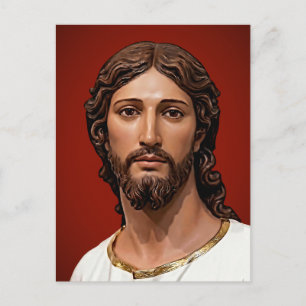 Head of Christ by Mark Edward Westerfield after MB Postcard