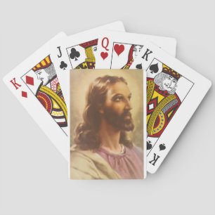 Head of Christ by Warner Sallman Playing Cards