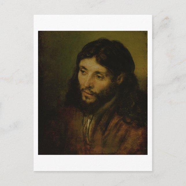 Head of Christ, c.1648 (oil on canvas) Postcard (Front)