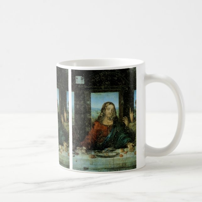 Head of Christ from The Last Supper Coffee Mug (Right)