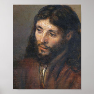 Head Of Christ - Rembrandt_Harmensz Poster