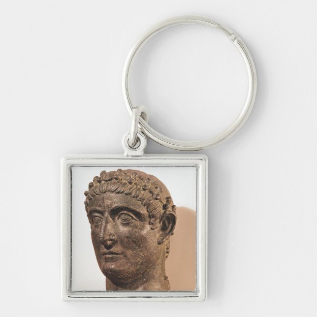 Head of Constantine the Great Key Ring (Front)