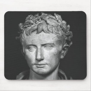 Head of Emperor Augustus Mouse Mat