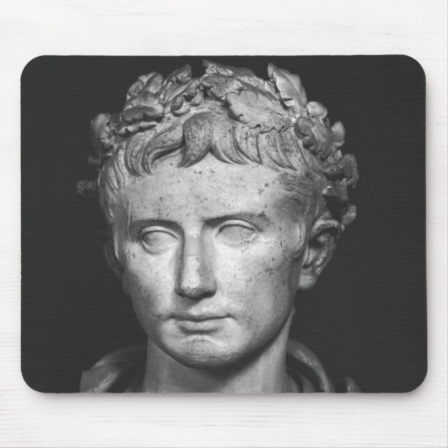 Head of Emperor Augustus Mouse Mat (Front)