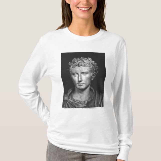 Head of Emperor Augustus T-Shirt (Front)