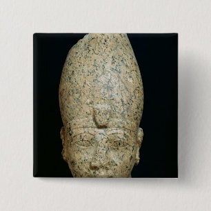 Head of Hatshepsut 15 Cm Square Badge
