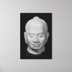 Head of King Jayavarman VII Bayon Style Canvas Print