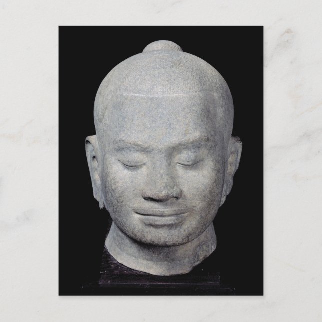 Head of King Jayavarman VII  Bayon Style Postcard (Front)