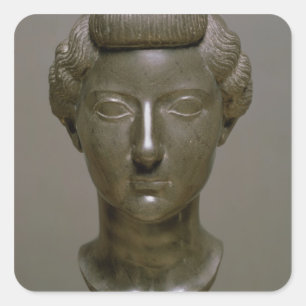 Head of Livia Drusilla (56 BC-29 AD) Roman, c.30 B Square Sticker