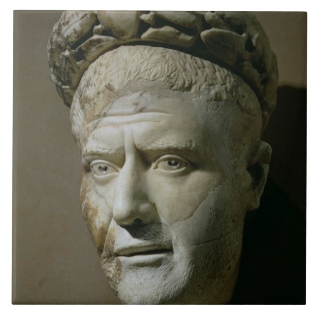 Head of Philip the Arab, Roman Emperor (244-249) ( Tile (Front)