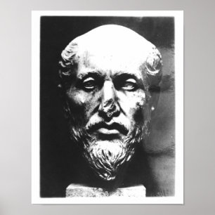 Head of Plotinus Poster