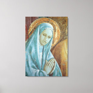 Head of Saint Anne from the Presentation of Canvas Print
