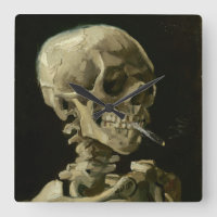 Head of Skeleton with Cigarette by Van Gogh