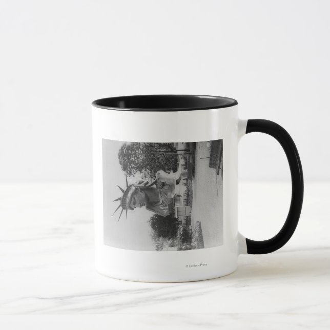 Head of Statue of Liberty in Paris Park Mug (Right)
