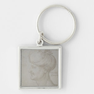Head of Suleyman the Magnificent 1526 Key Ring