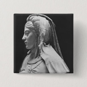 Head of Temperance 15 Cm Square Badge