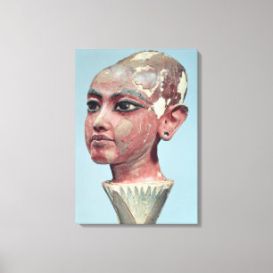 Head of the child king Tutankhamun emerging Canvas Print