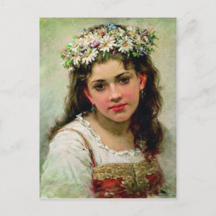 Head Of The Girl Postcard