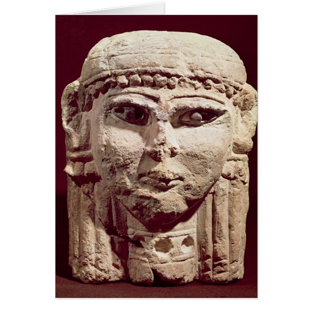 Head of the goddess Ishtar, from Amman, Jordan (Front)