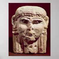 Head of the goddess Ishtar, from Amman, Jordan