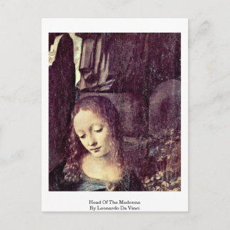Head Of The Madonna By Postcard