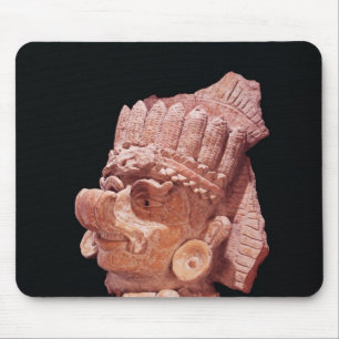 Head of the Mayan corn god, Oaxaca, c.500 AD Mouse Mat